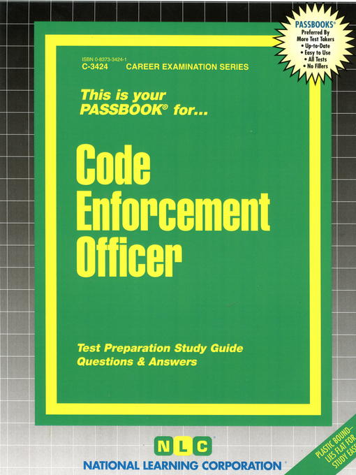 Title details for Code Enforcement Officer by National Learning Corporation - Wait list